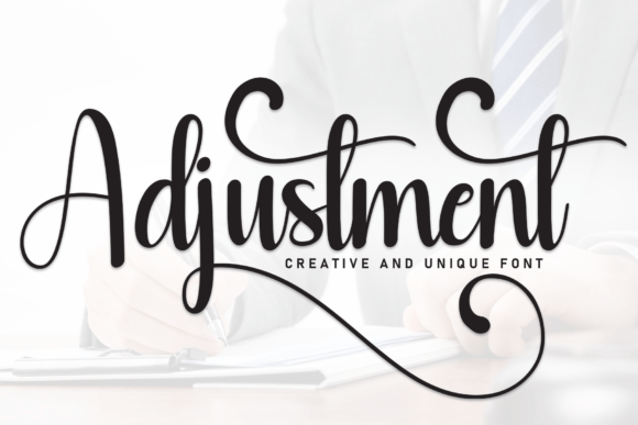 Adjustment: The Handwritten Typeface That Elevates Small Business Branding