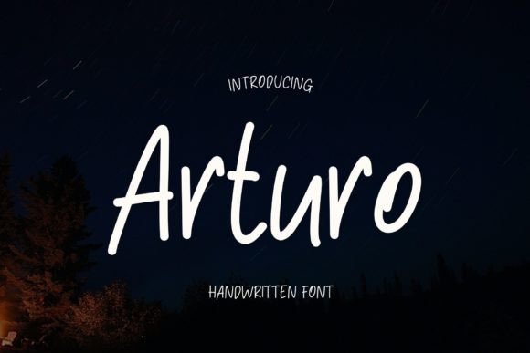 Arturo Font: The Expressive Typeface for Handmade Branding