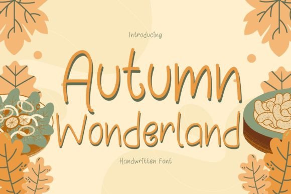 Autumn Wonderland: The Perfect Handwritten Typeface for Crafters