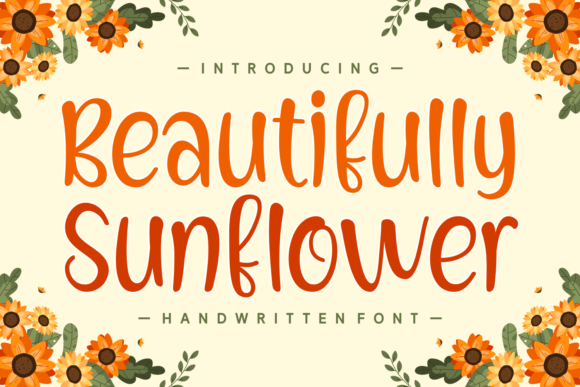 Beautifully Sunflower: A Web Designer’s Take on Handwritten Typography