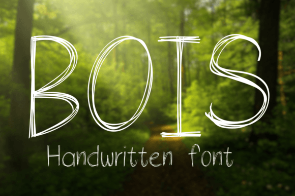 Bois: A Handwritten Font That Feels Like a Campaign Secret