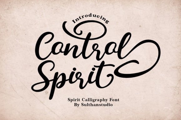 Control Spirit: The Vintage Script Font for Scroll-Stopping Marketing