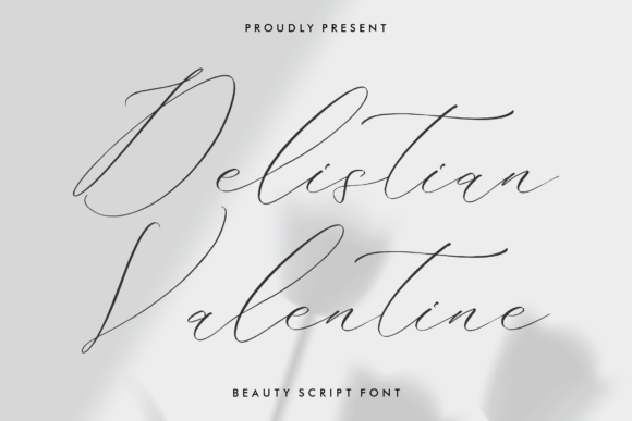 Delistian Valentine: A Romantic Script Font That Makes Love Letters Pop