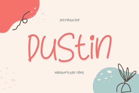 Dustin: A Handwritten Typeface for Authentic Editorial Design