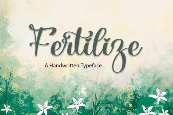 Fertilize: A Handwritten Typeface for Authentic Brand Identity
