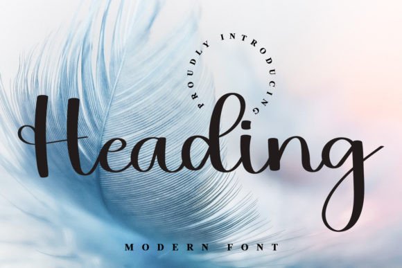 Heading Font: A Bold Display Typeface for Campaign Headlines