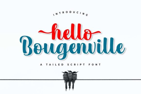 Hello Bougenville: A Romantic Typeface for Web Design