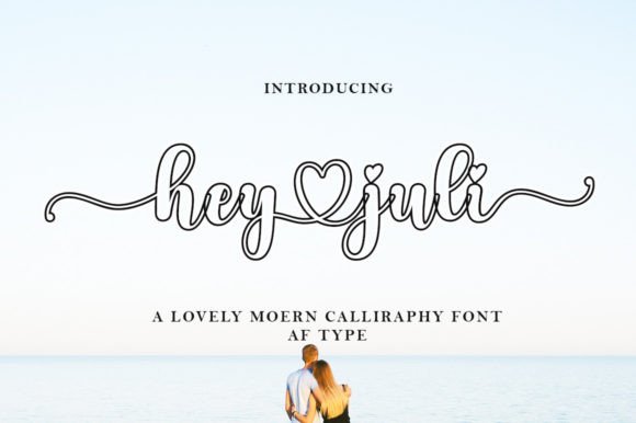 Hey Juli Outline: A Premium Script Font for Scroll-Stopping Campaigns