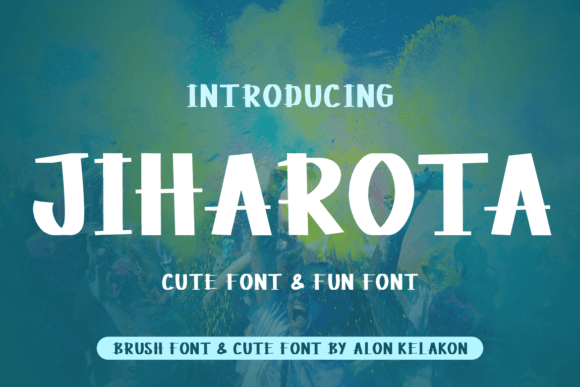 Jiharota: A Handwritten Typeface for Warm Editorial Design