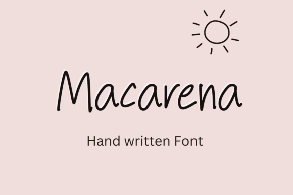 Macarena: A Display Font That Makes Your Campaign Feel Inviting