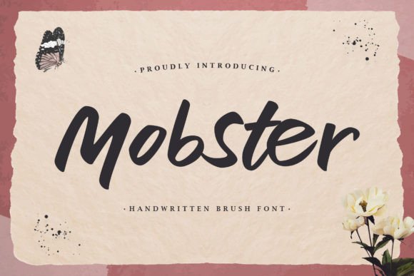 Mobster: A Handwritten Font with Editorial Grit