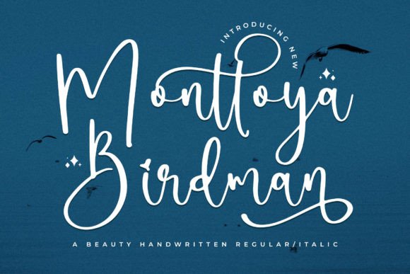 Monttoya Birdman: A Handwritten Font That Makes Your Brand Feel Thoughtful & True