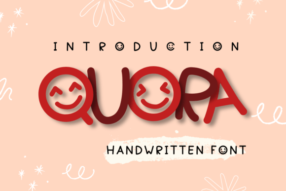Quora: A Friendly Handwritten Typeface for Authentic Branding