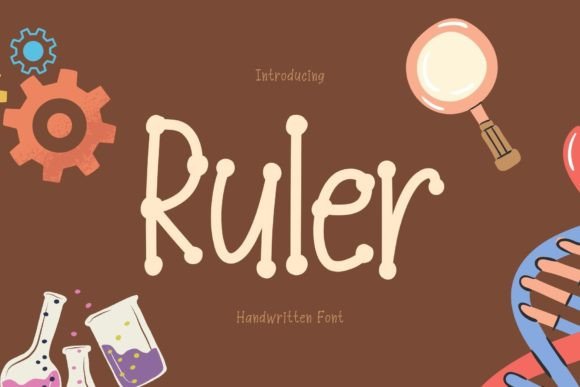 Ruler Typeface Review: A Playful Handwritten Font for Brand Identity