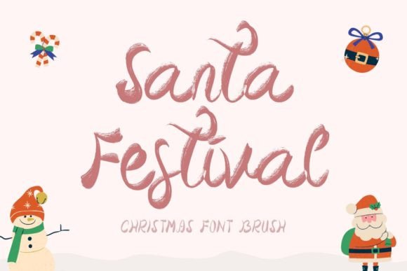 Santa Festival: A Premium Script Font for Scroll-Stopping Campaigns