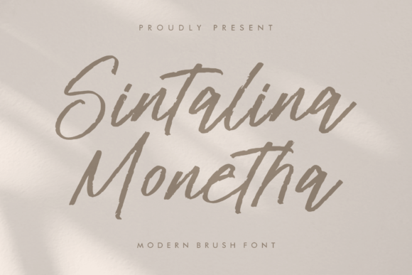 Sintalina Monetha: The Modern Script Font for Bold Branding