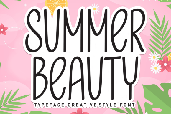 Summer Beauty: The Perfect Handwritten Typeface for Your Creative Shop