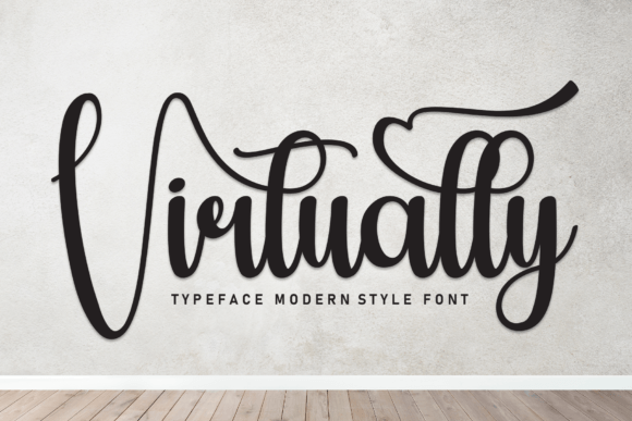 Virtually: A Sweet Handwritten Font for Friendly Brand Identities