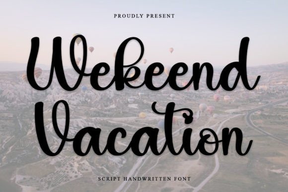 Wekeend Vacation: The Handwritten Typeface That Elevates Campaign Visuals