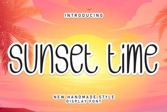 Why Sunset Time Is the Perfect Handwritten Typeface for Brand Identity